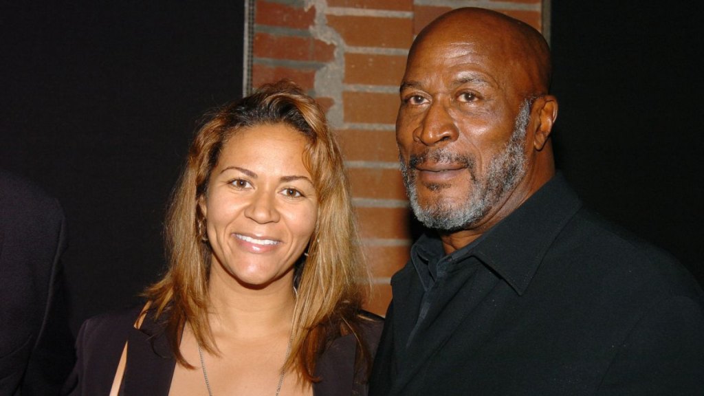 John Amos and Shannon in 2004