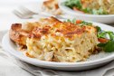 Chicken Alfredo lasagna
