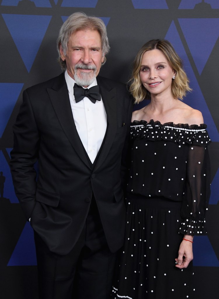 Harrison Ford and Calista Flockhart attend the Academy of Motion Picture Arts and Sciences' 10th annual Governors Awards at The Ray Dolby Ballroom at Hollywood & Highland Center on November 18, 2018 in Hollywood, California.