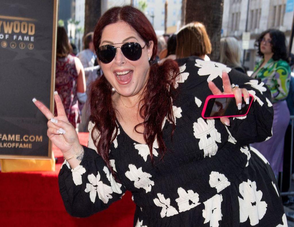 Singer Carnie Wilson attends a ceremony for "Mama" Cass Elliott's posthumous star on the Hollywood Walk of Fame on October 3, 2022