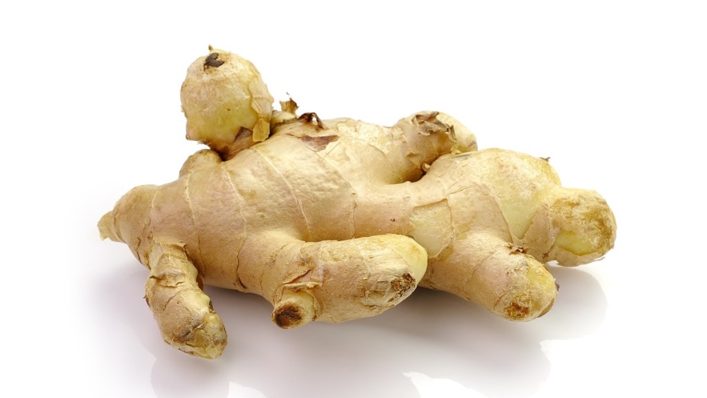 Ginger root, which is used to make ginger shots