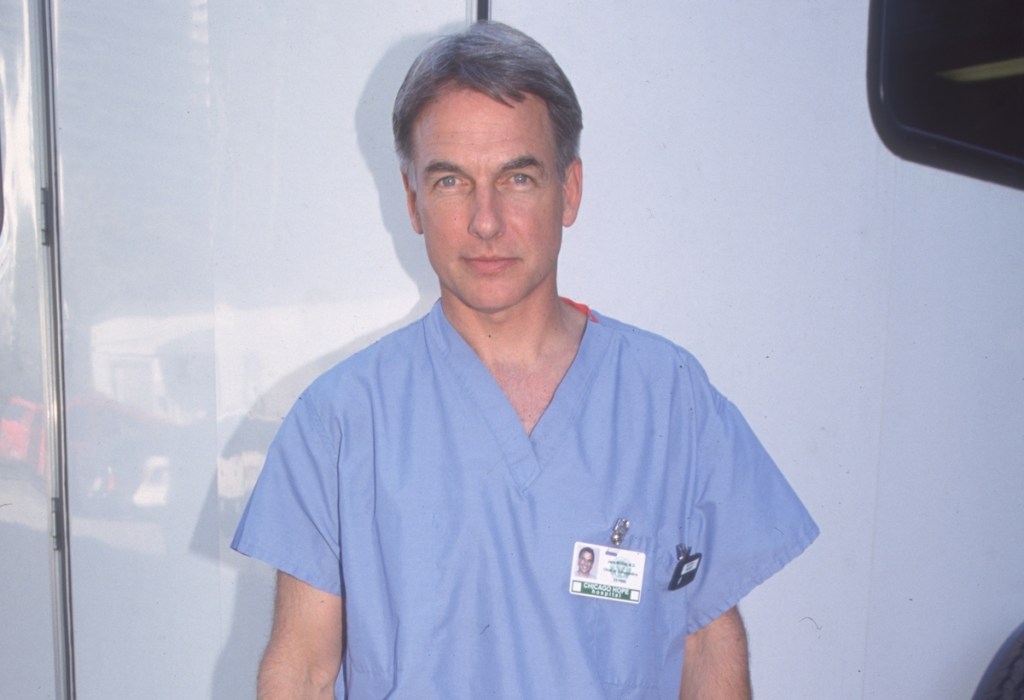 Mark Harmon in his 'Chicago Hope' scrubs in 1999