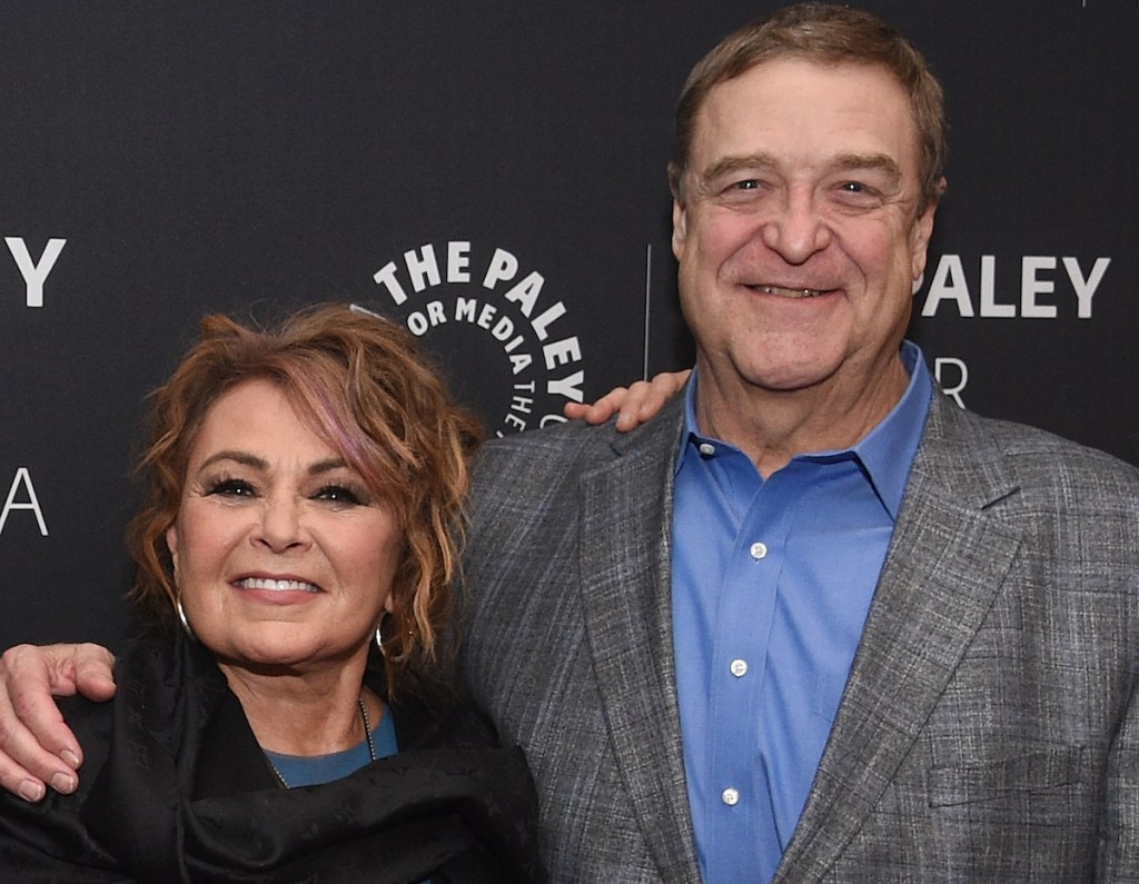 Roseanne Barr and John Goodman in 2018