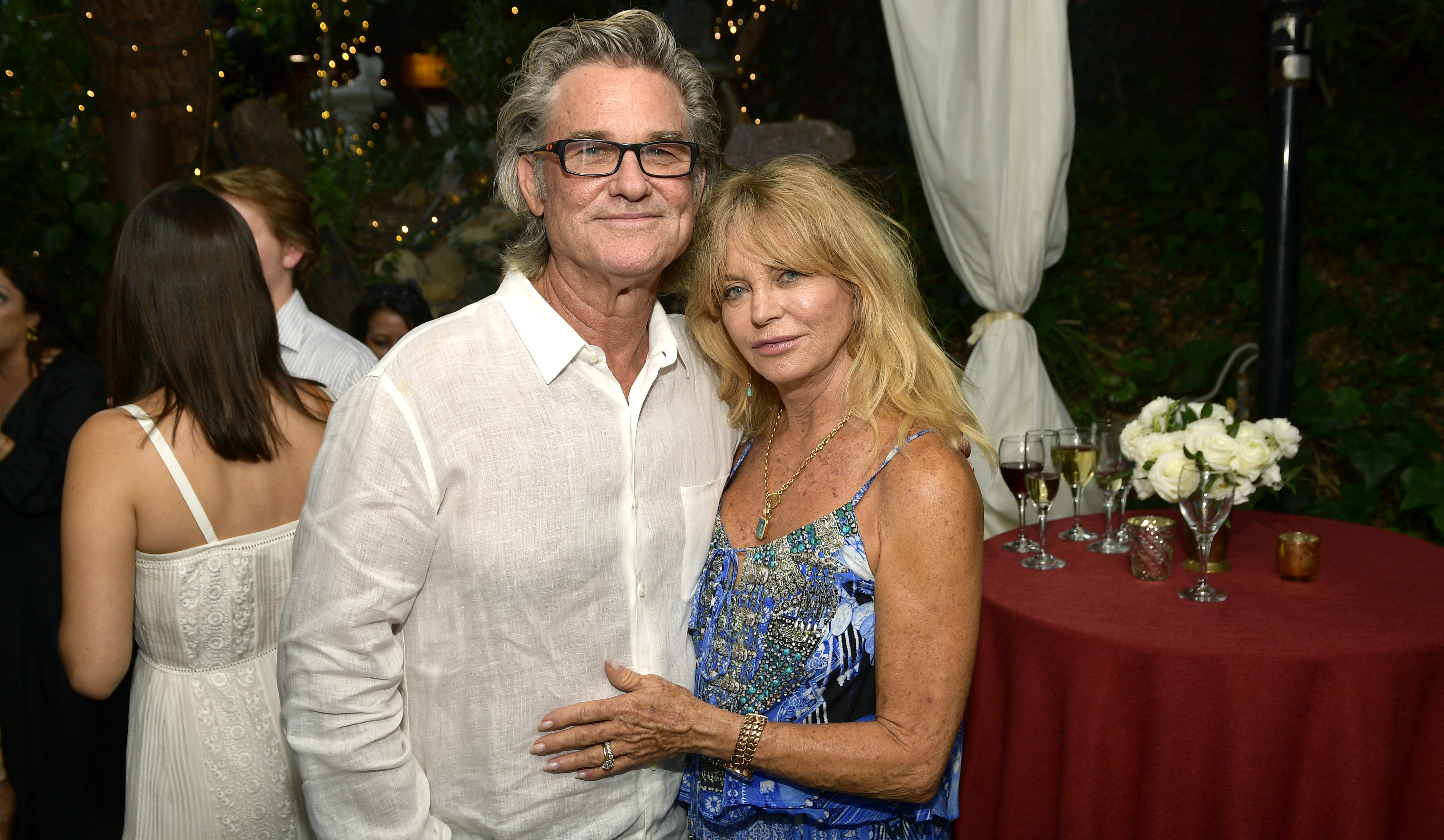 Goldie Hawn and Kurt Russell in 2018