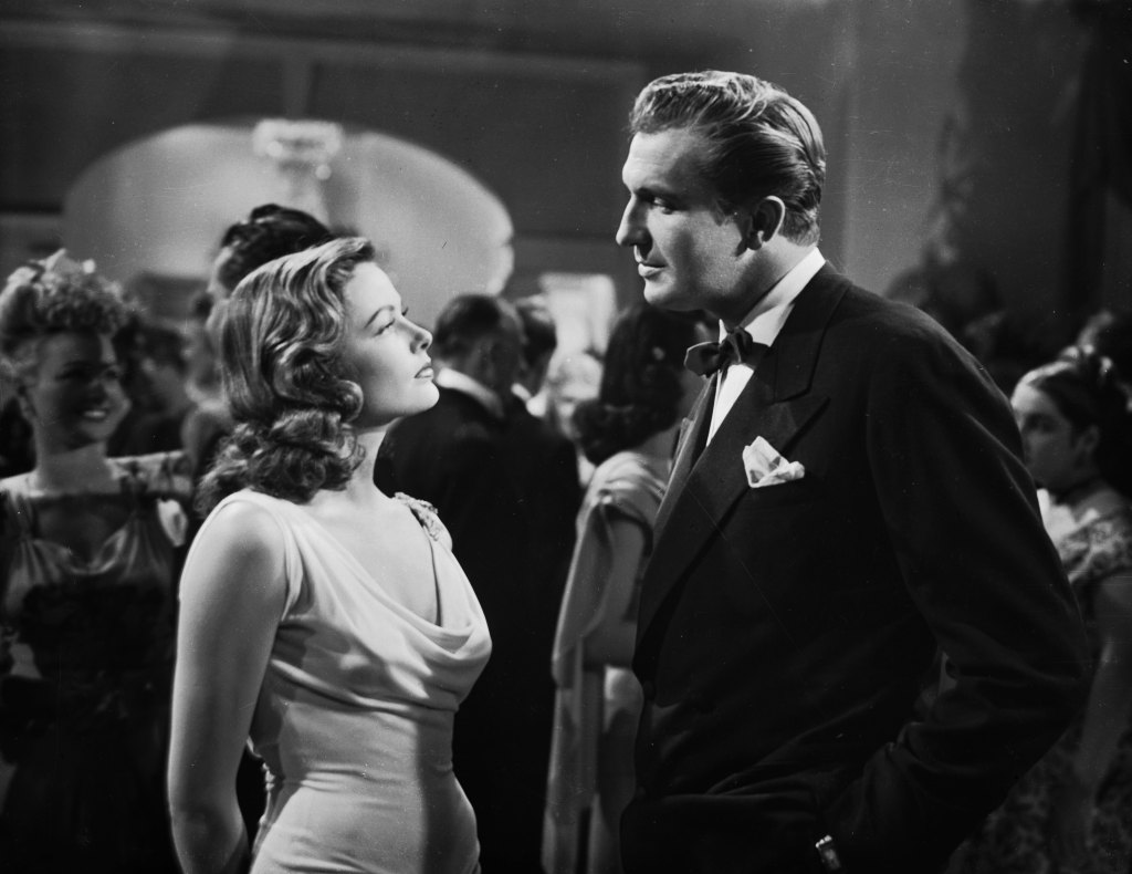 Vincent Price and Gene Tierney in Laura (1944)