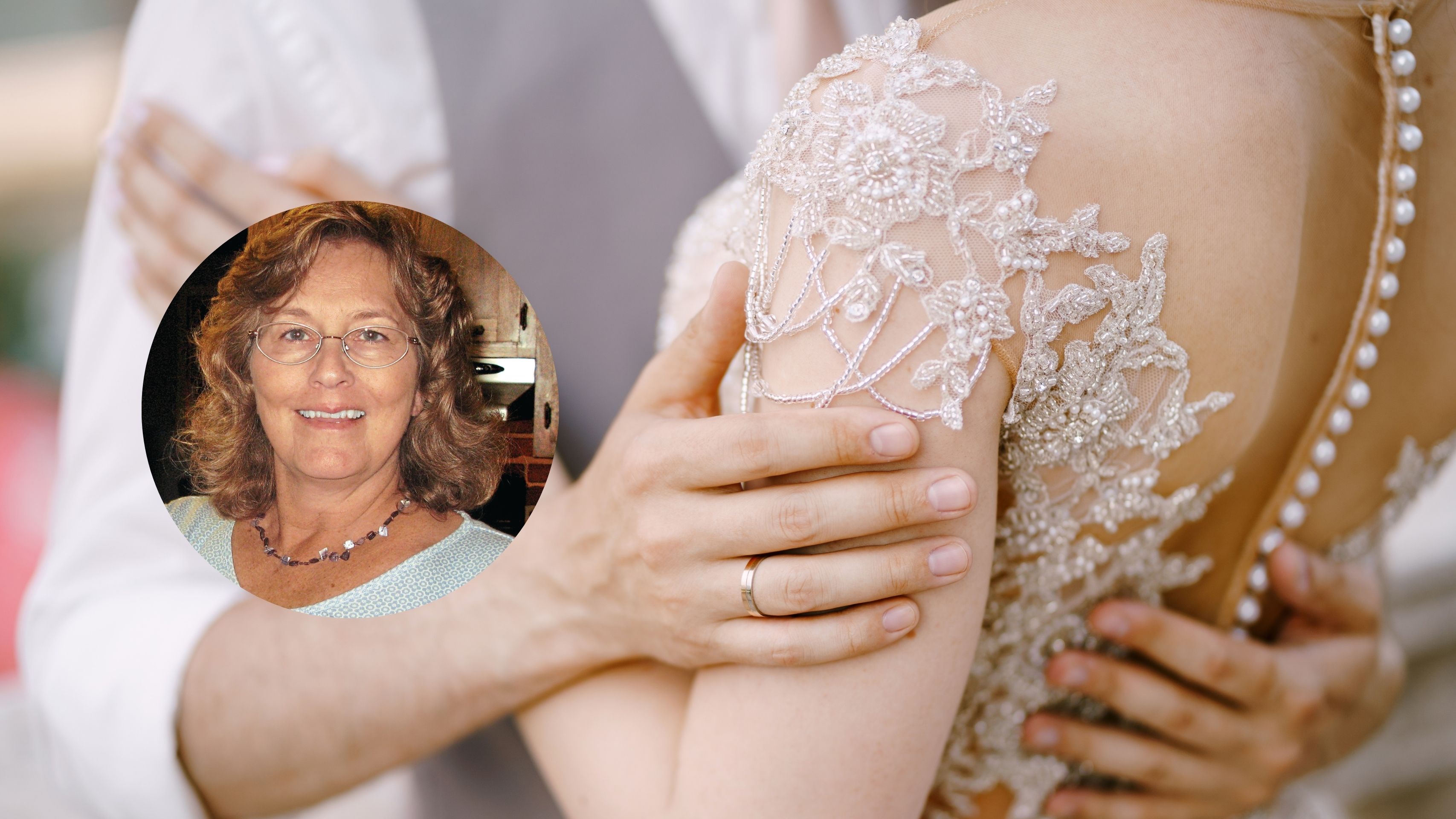 Woman on her wedding day