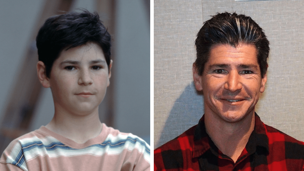 Side-by-side of Michael Fishman then and now