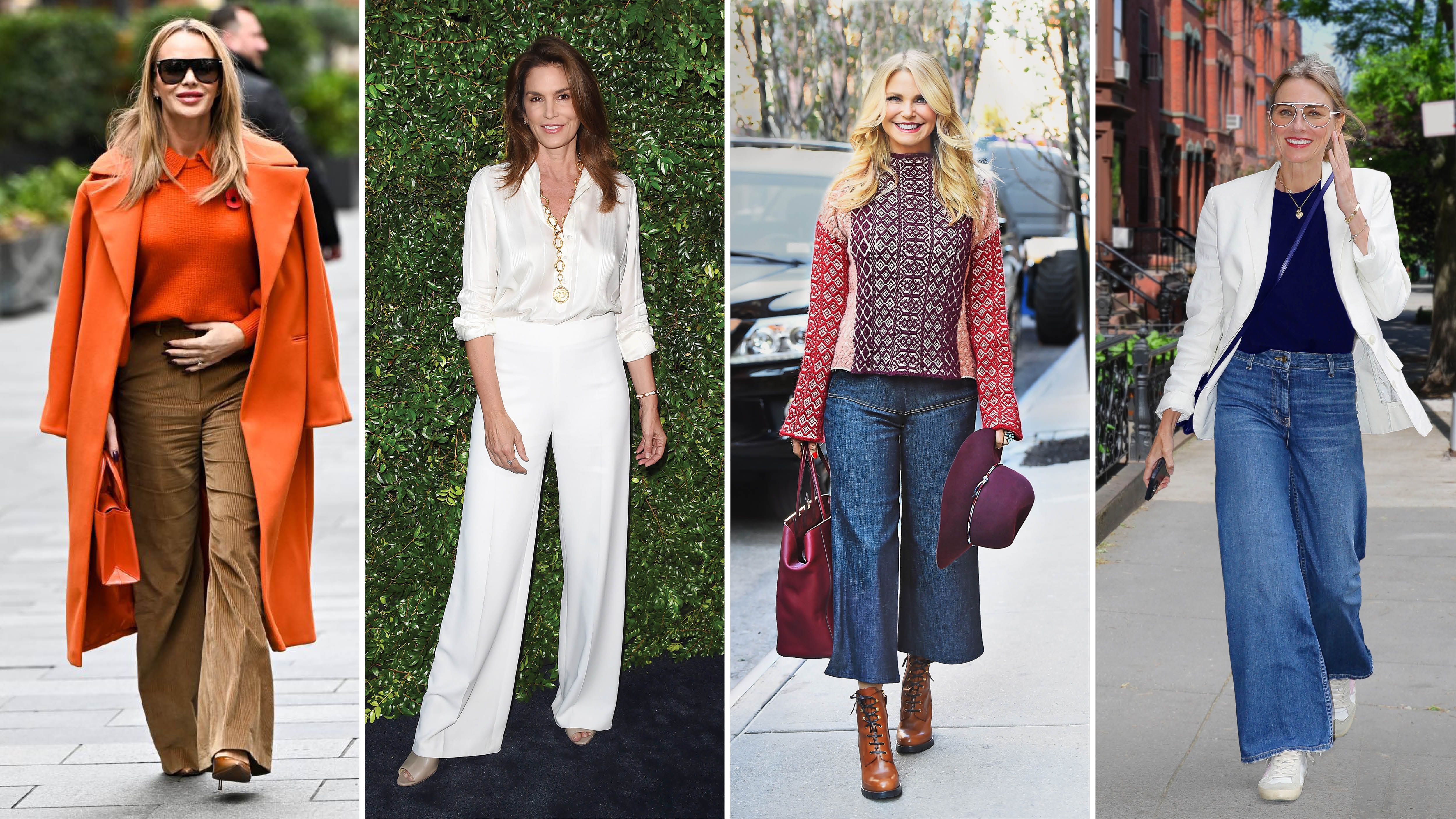 How to Style Wide Leg Pants for Women Over 50