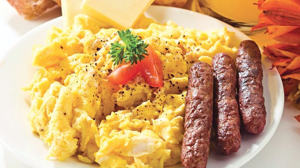 Sample breakfast_ Cottage-cheese eggs