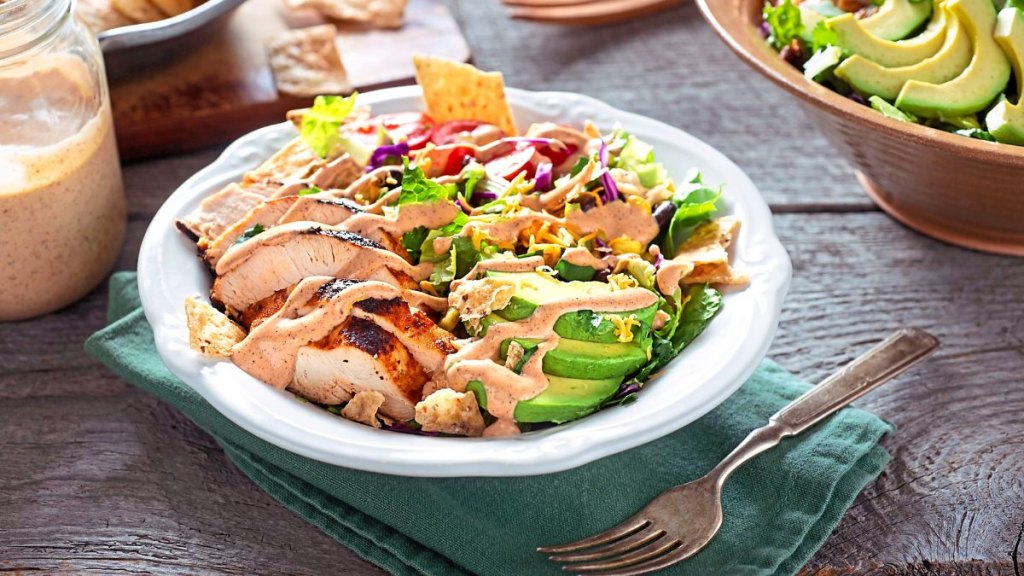 Sample lunch_ Shortcut taco salad  