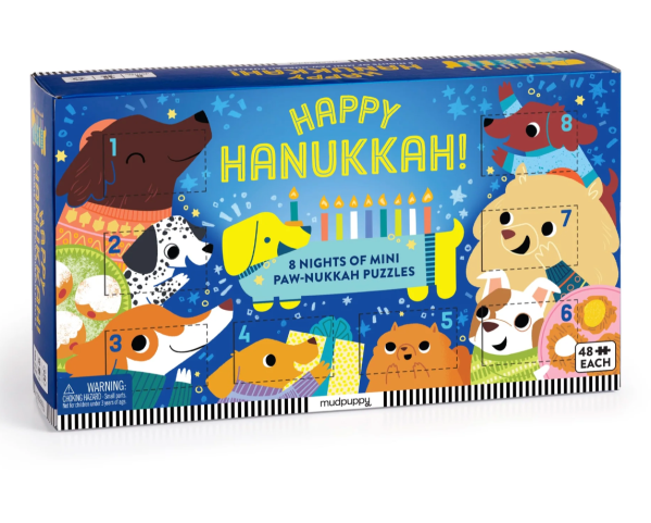 Happy Hanukkah! Countdown Puzzle Set