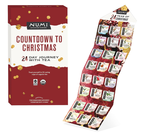 Numi Organic Tea Advent Calendar 2024, Countdown to Christmas