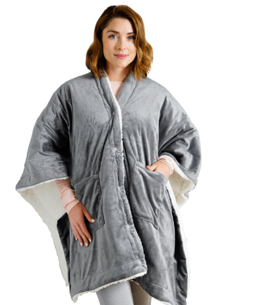 PureRelief Plush Heated Shawl