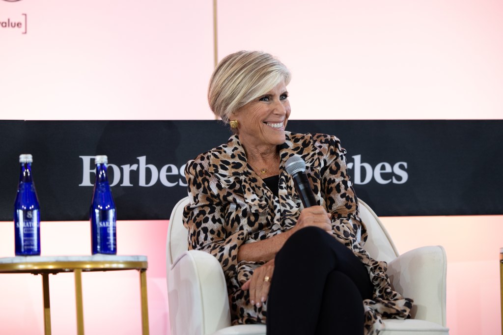 Suze Orman speaks at the 50 Over 50 panel