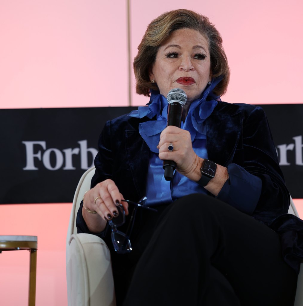 Valerie Jarrett speaks at the 50 Over 50 panel