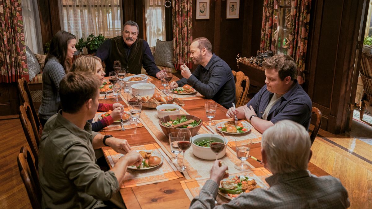 Reagan family dinner scene from 'Blue Bloods'