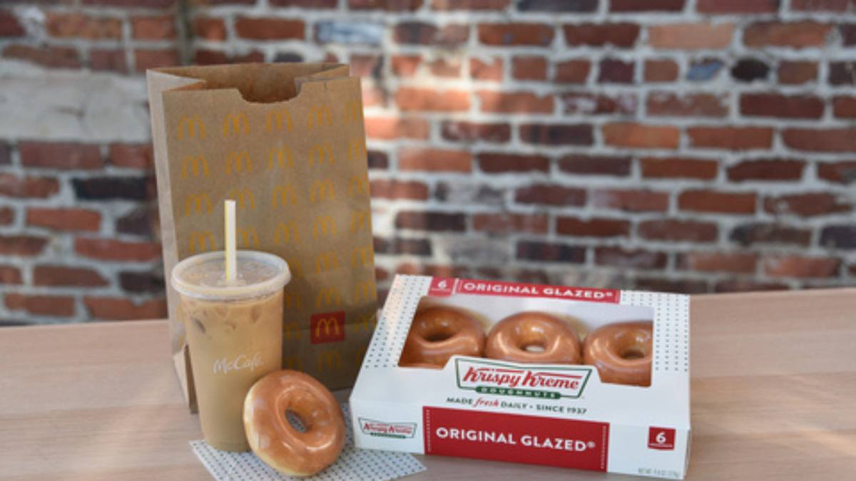 Krispy Kreme Doughnuts with Mcdonald's