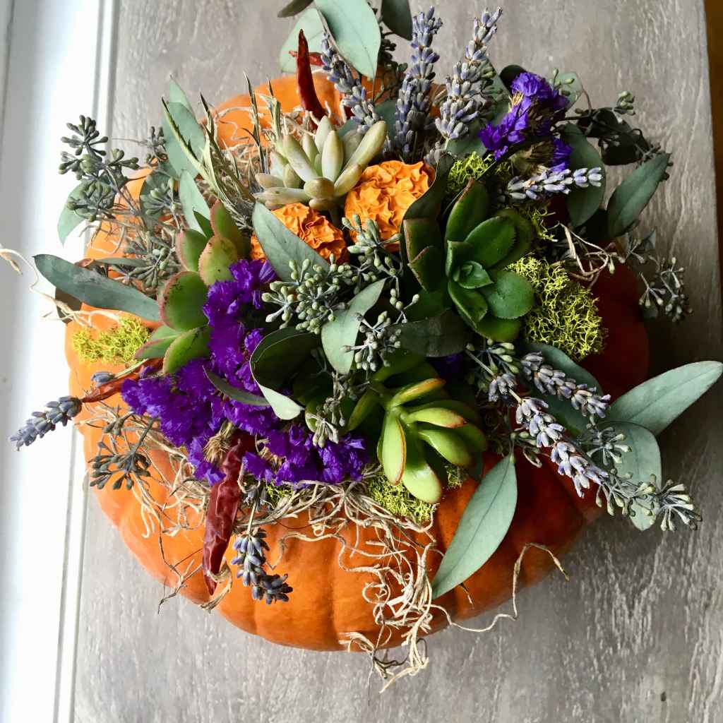 pumpkin centerpiece
