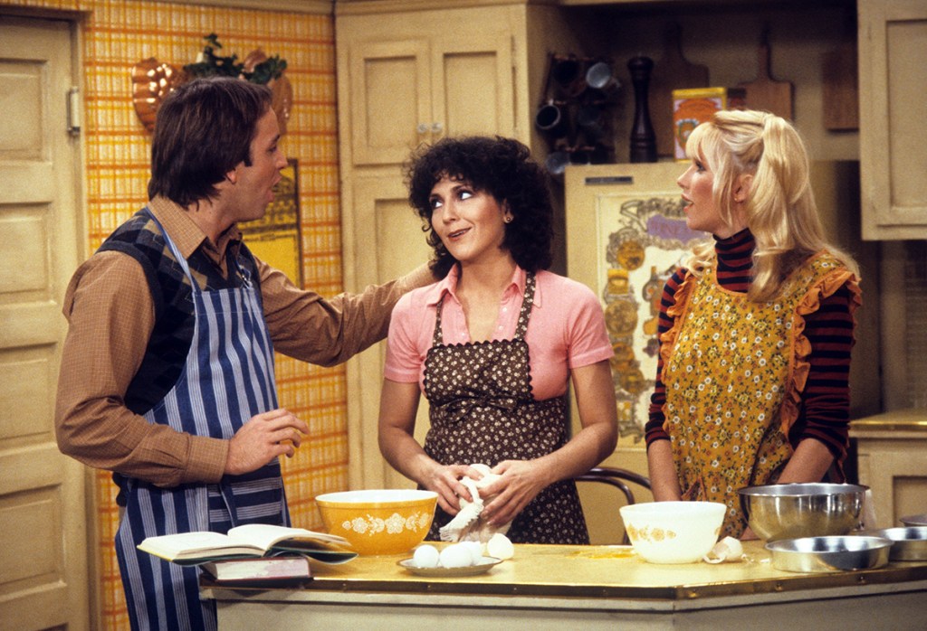John Ritter, Joyce DeWitt and Suzanne Somers in Three's Company