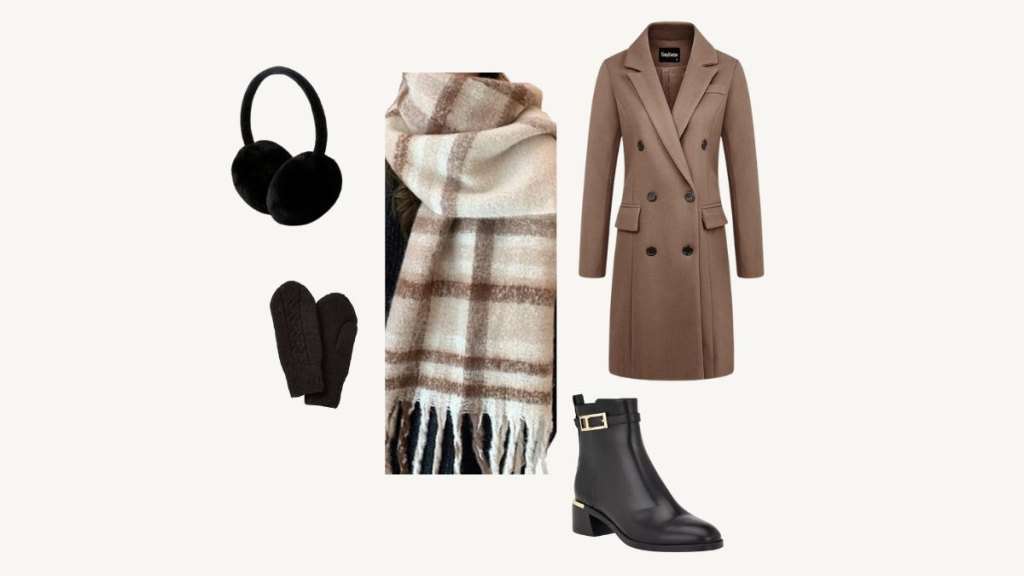 blanket scarf trench coat