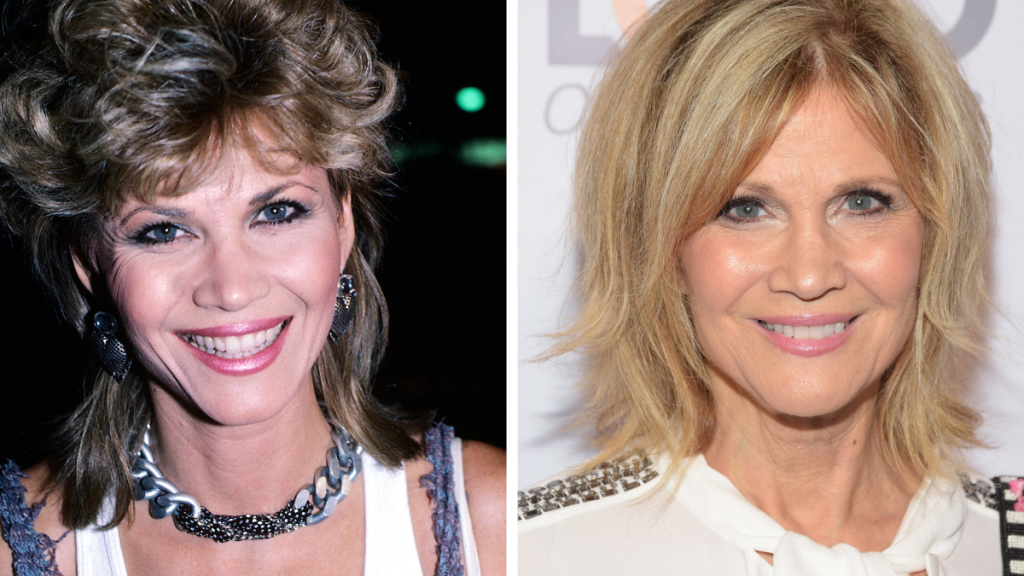 Markie Post from Night Court. Left: 1980; Right: 2018