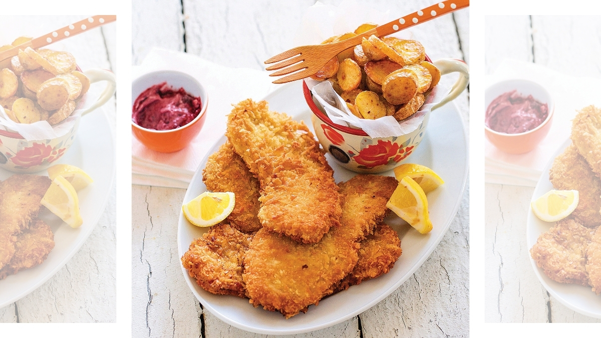 Dijon Pork Schnitzel recipe