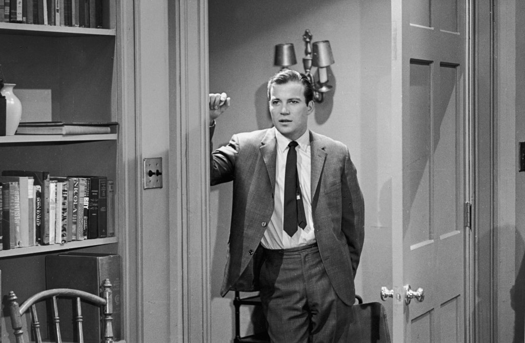 William Shatner in a still from the TV series 'For the People'.