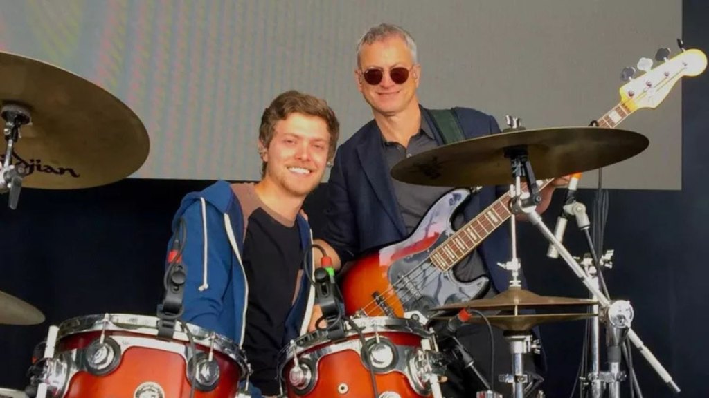 Gary Sinise and McCanna Anthony 'Mac' Sinise.