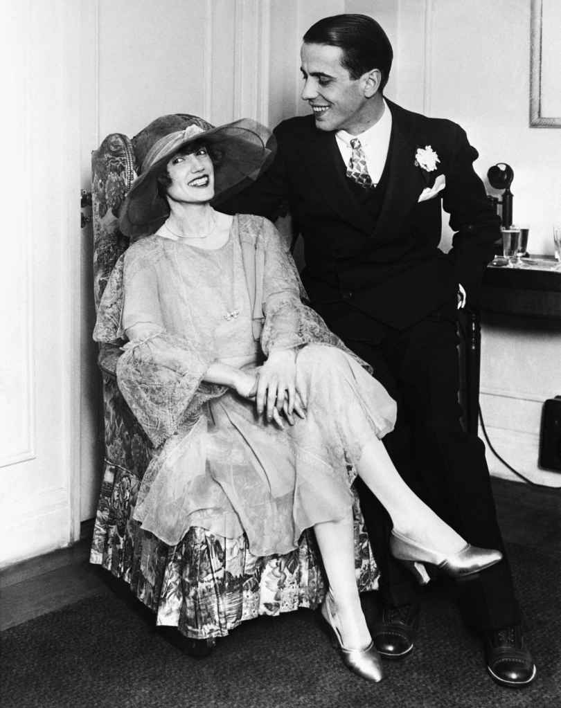 Humphrey Bogart with his first wife, Helen Menken, in 1926