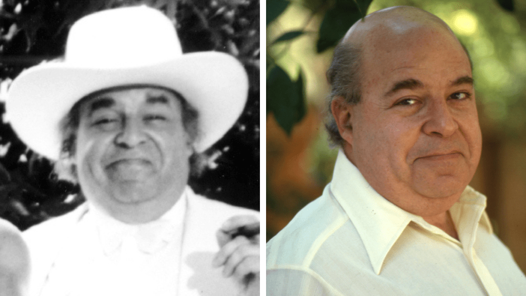 Side-by-side of Sorrell Booke in 'The Dukes of Hazzard' and in 1985
