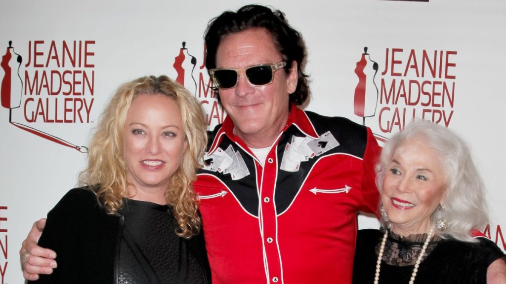 Virginia Madsen. her brother Michael Madsen and their mother Elaine Madsen in 2014