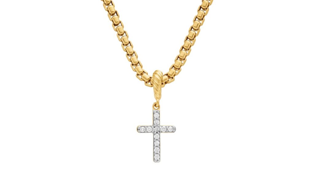 David Yurman Cable Collectibles Cross Amulet