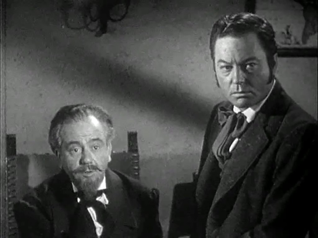 In 1957, DeForest Kelley appeared in an episode of The Adventures of Jim Bowie.