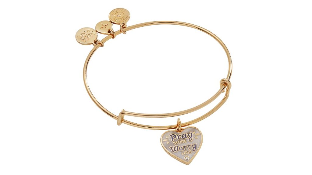Alex and Ani Pray More Worry Less Bangle