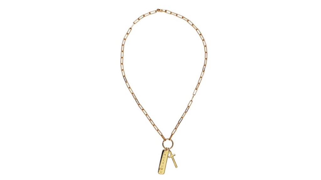 Daniela Swaebe "Believe & Trust" Multi Charm Thin Link Chain 18" Necklace Set