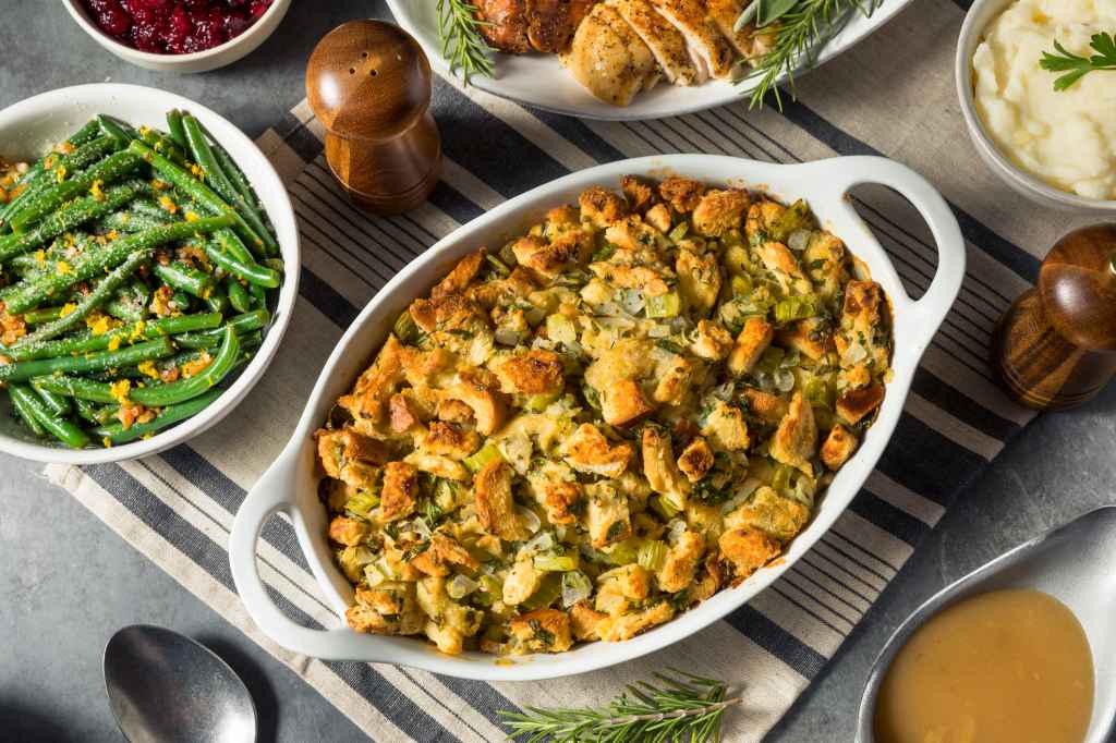 cornbread and sage stuffing from Julia Child's Thanksgiving feast