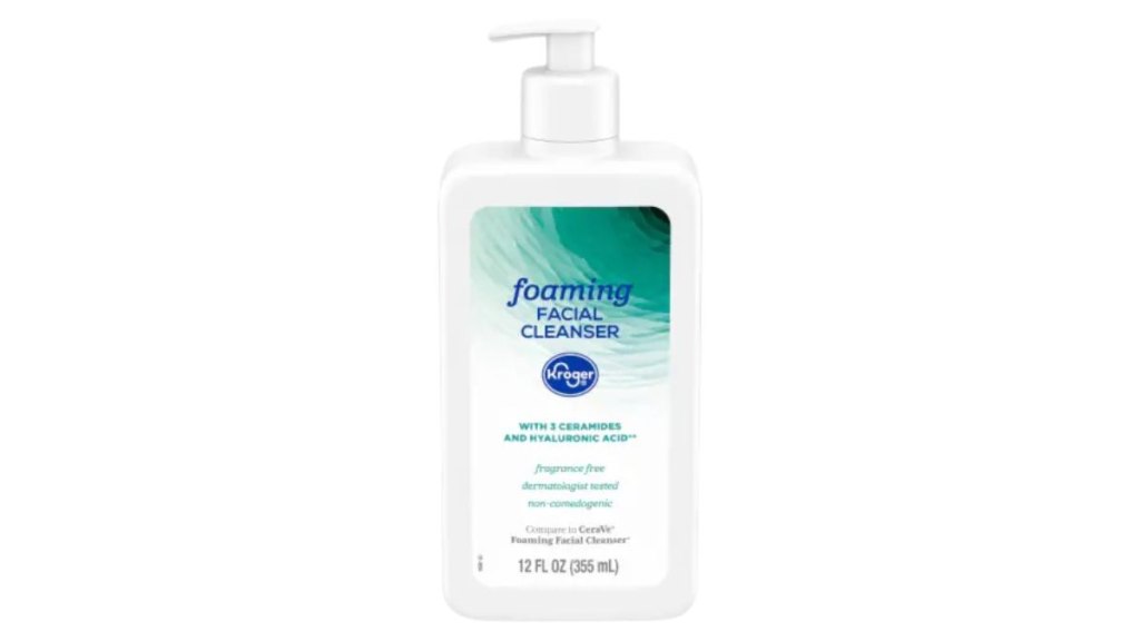 Kroger Foaming Face Wash With Ceramides + Hyaluronic Acid