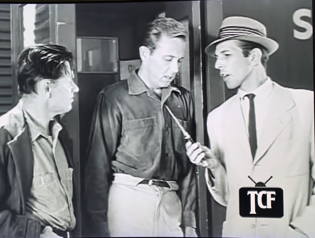 In 1957, Leonard Nimoy appeared on two episodes of Highway Patrol, in one playing Harry Wells and the other a character named Ray. 