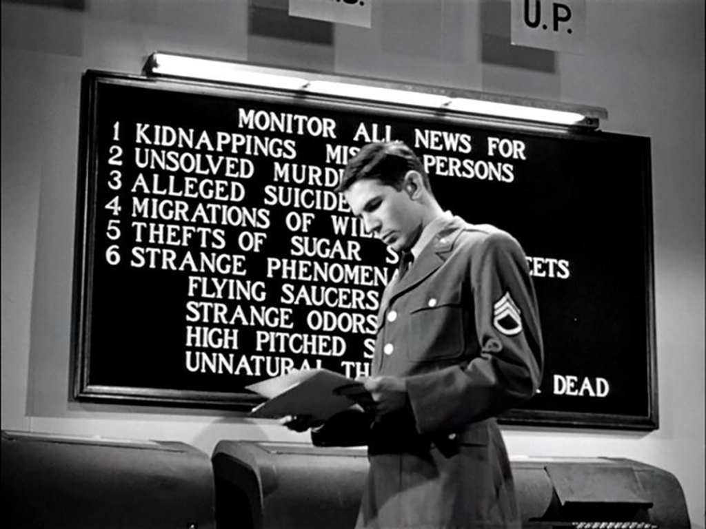 It's Earth vs. giant ants, and Leonard Nimoy finds himself in the middle of the fight in 1954's Them!