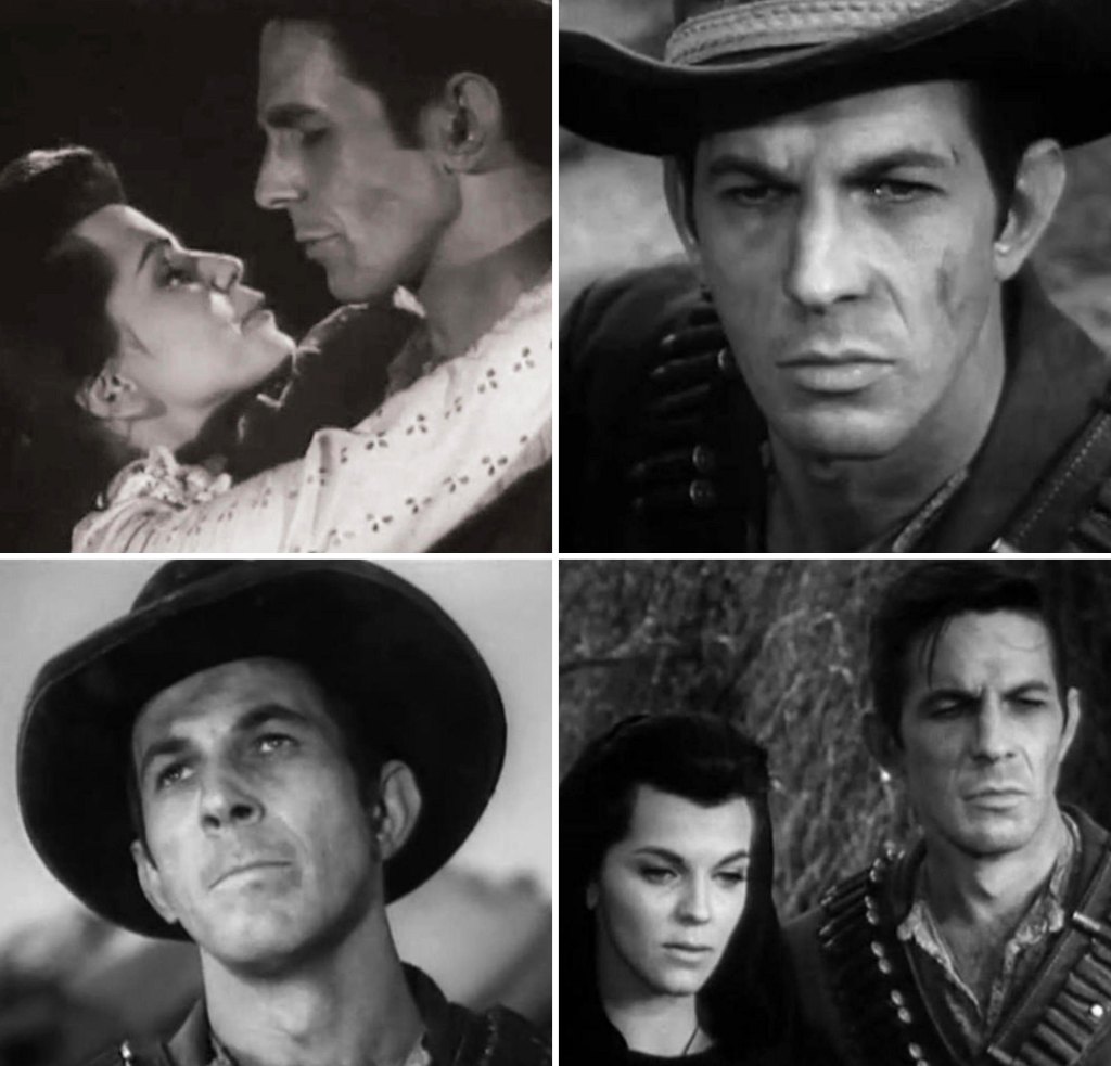 Between 1959 and 1962, Leonard Nimoy appeared in four episodes of the Western Wagon Train.