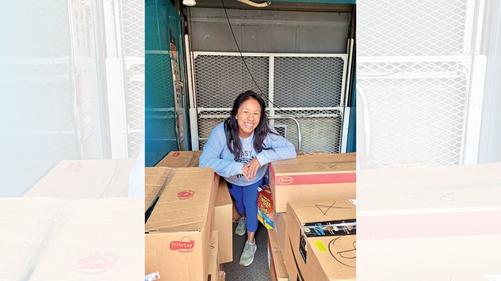 Monica, whose husband is in the military, started a food pantry to help feed families of service members who are living with food insecurity.