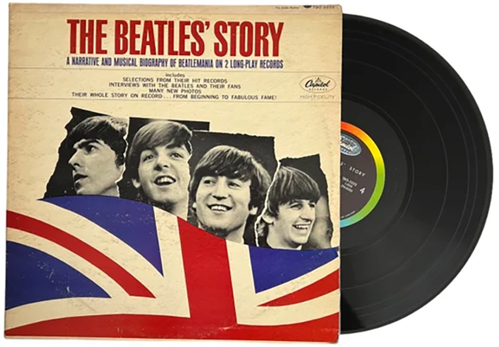 The Beatles Story album, a double lp telling the story of the Fab Four in words and music.