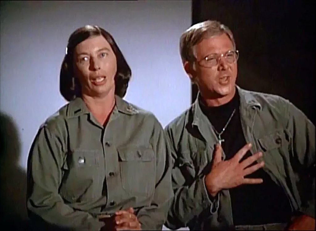 William Christopher and his wife, Barbara, appeared together in the "Dear Mildred" episode of M*A*S*H.