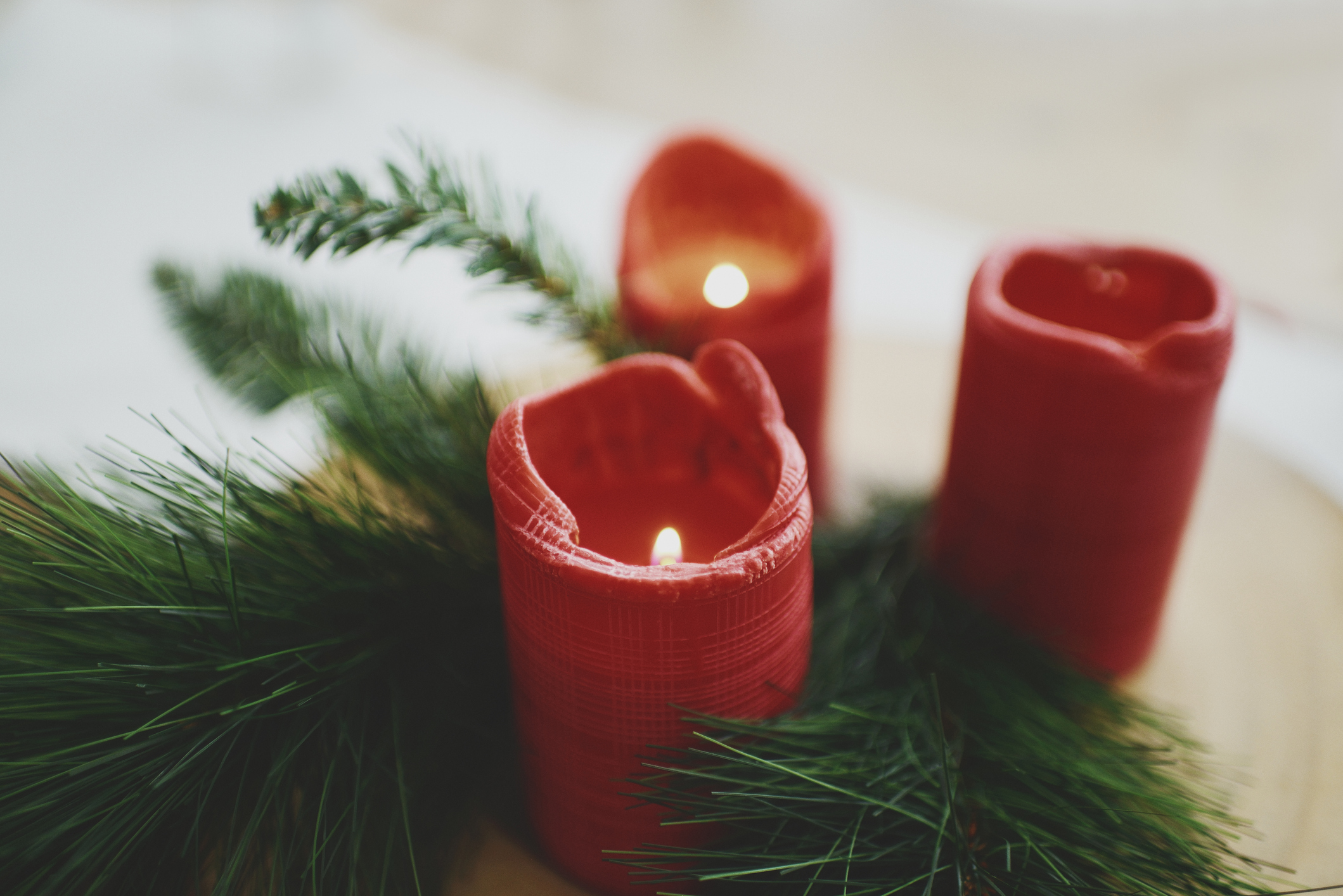 Christmas dining table decor