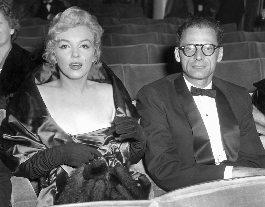 Marilyn Monroe and Arthur Miller in 1956