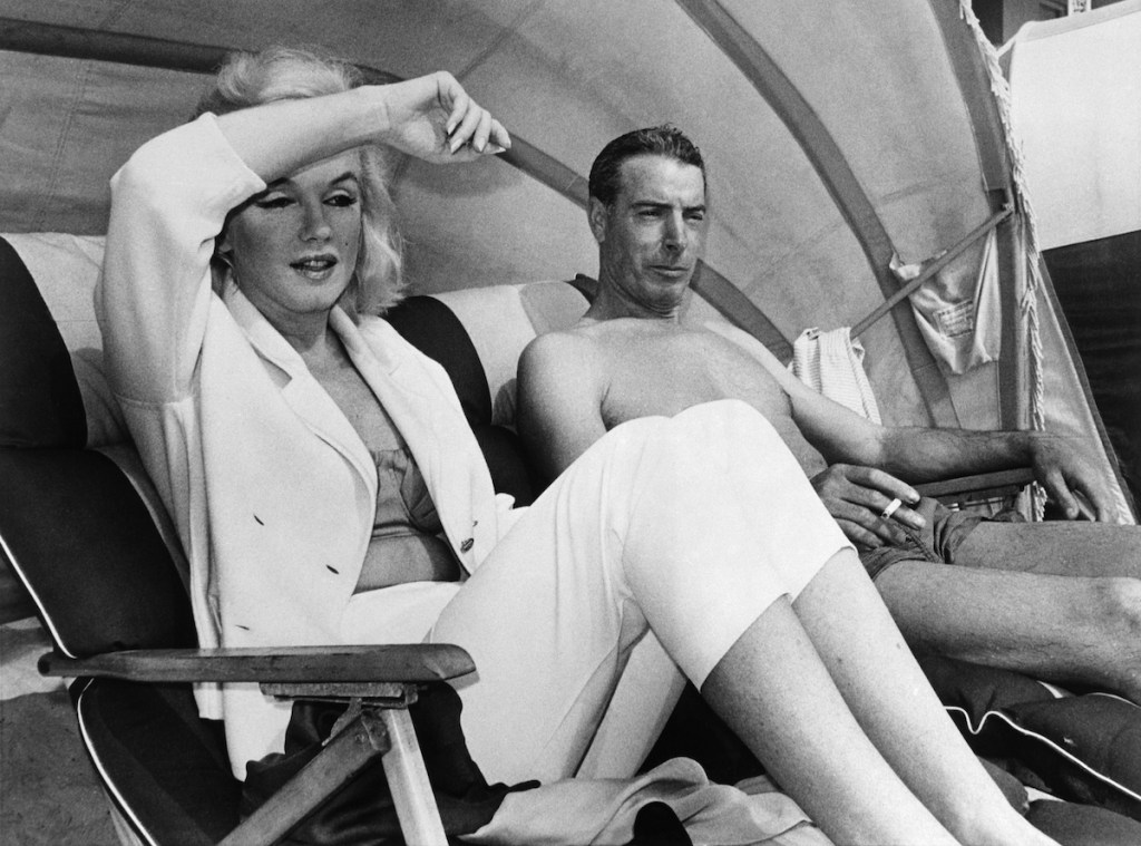 Marilyn Monroe and Joe DiMaggio in 1961