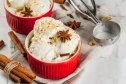 Homemade eggnog ice cream