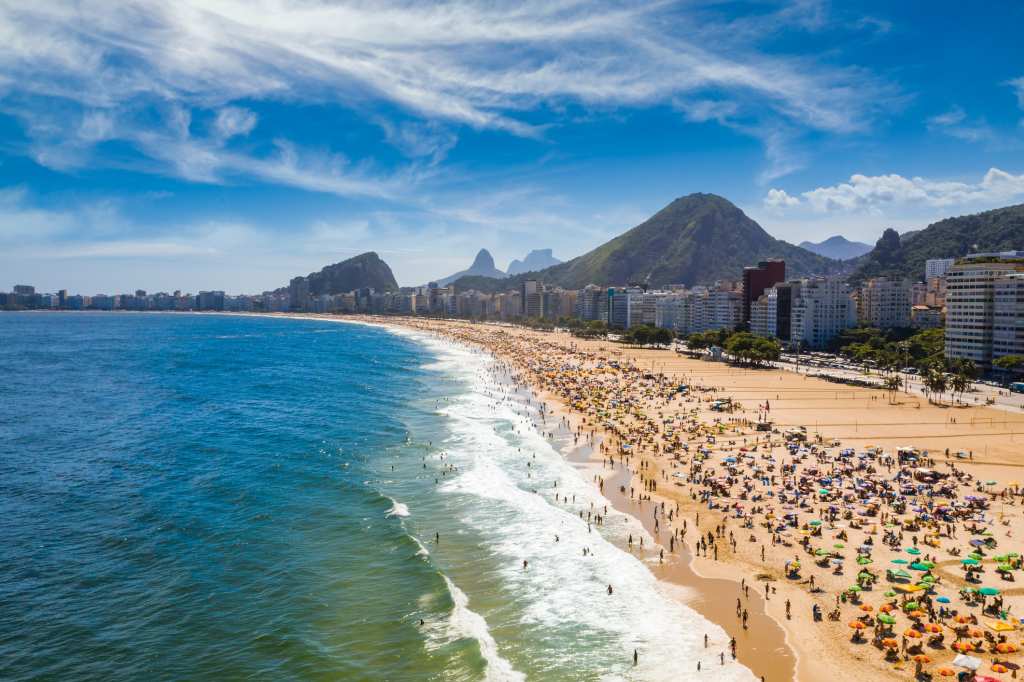 Copacabana beach. Rio de Janeiro.
