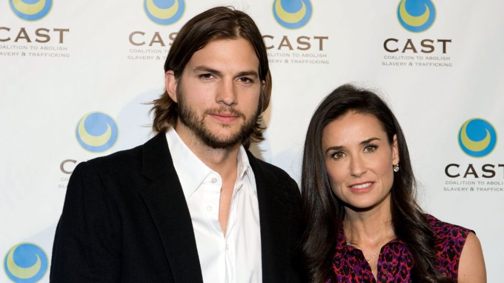 Ashton Kutcher and Demi Moore in 2011