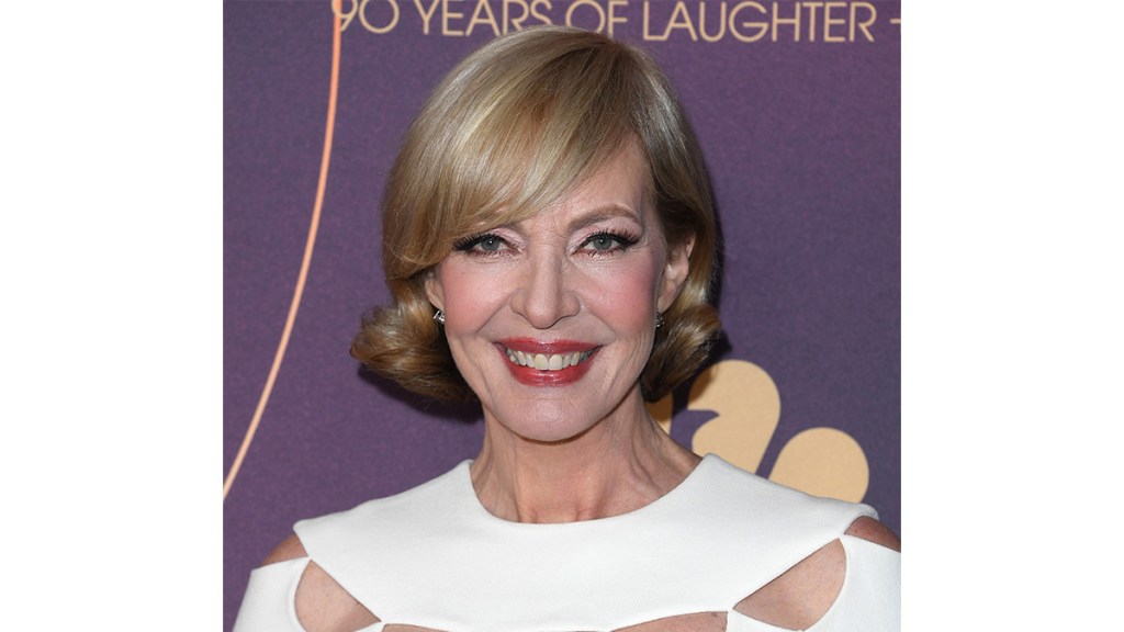 Allison Janney with pin curls; a method for how to curl short hair